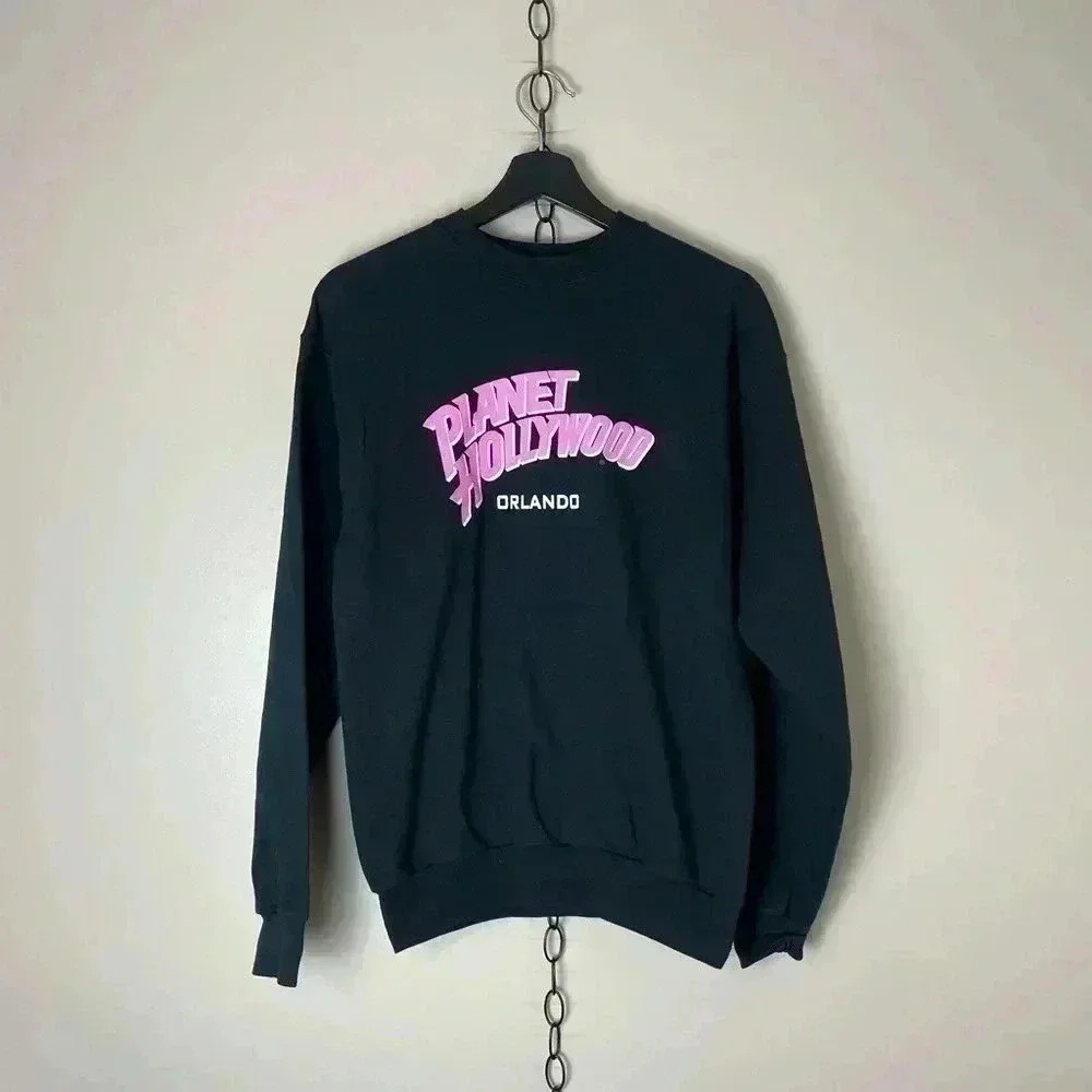 Vintage Planet Hollywood Logo  Crewneck Small